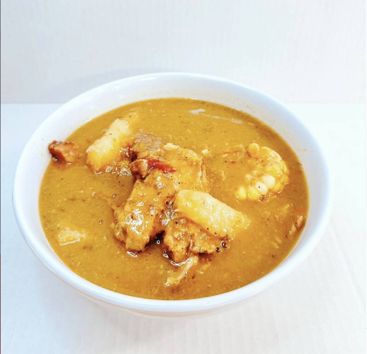 Sancocho — hearty Dominican meat and root-vegetable stew